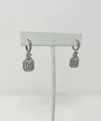 Vintage Style CZ Drop Earrings