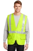 CornerStone® – ANSI 107 Class 2 Mesh Back Safety Vest. CSV405