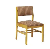 Armless Dining Chair, Upholstered Seat & Back (917USB)