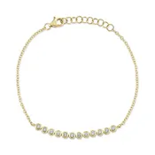 Bezel Chain Bracelet