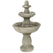 Birds' Delight Outdoor Water Fountain with Pump
