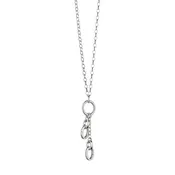 22" "Design Your Own" Short Charm Chain Necklace, 2 Charm Stations