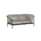 Barlow Tyrie Around Deep Seating Double Module - Aluminum (R) / Teak (L) Arms