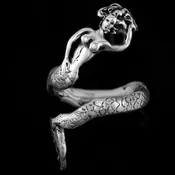 COIL MERMAID RING - LARGE