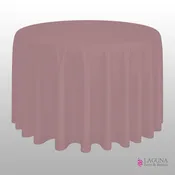 120" Round Table Cover, Rose Pink