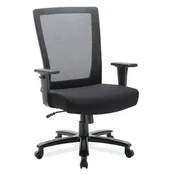 Big & Tall Mesh High-Back Executive Chair - Black Base