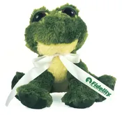 10" Fantabulous Frog with ribbon and one color imprint