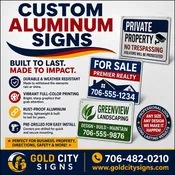Custom Aluminum Signs