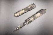 Dirac D/E Signature Series OD Green Camo Full Serrated 225-3 OCS