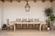 120" Long, Avignon Double Pedestal Dining Table