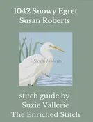 1042 Snowy Egret Stitch Guide