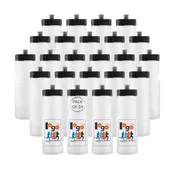 22oz Custom Sports Water Bottles –24-Pack