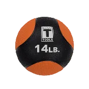 14LB ORANGE, BLACK MED BALL - [BSTMB14]
