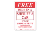 9" x 12" Semi Custom Free Ride Signs