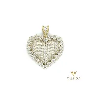 10Kt Gold Heart Pendant