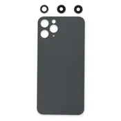 iPhone 11 Pro Aftermarket Blank Rear Glass Panel with Lens Covers