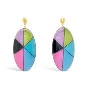Acrylic Dangle Estate Earrings