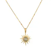 16" Labradorite North Star Necklace