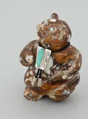 Bear Fetish with Bolo by Eddington Hannaweeke