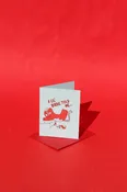 A Lil Birdie Told Me Letterpress Greeting Card — M.C. Pressure