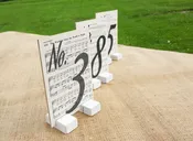 Vintage Page Print Table Numbers