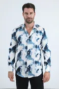 Abstract Jacquard Shirt