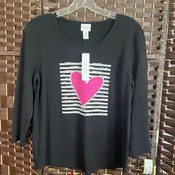 black,0,pink heart