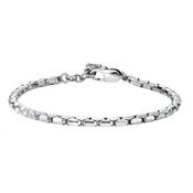 3.5mm Rounded Box Link Bracelet   (TBR-004)