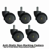 Anti-Static Soft Wheel Non-Marking Polyurethane Casters