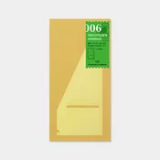 006 TRAVELER'S Notebook Regular  - Refill - Large Pocket Sticker