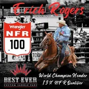 Erich Rogers NFR Saddle Pad