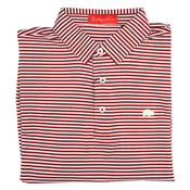 Curly Tail 2233 Polo | Crimson/White/Grey
