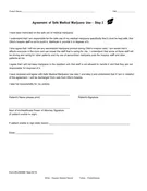 Agreement of Safe Medical Marijuana Use – Step 2