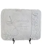 CARDINALS APPEAR MEMORY STONE WITH EASEL