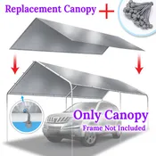 10x20 Ft  Waterproof Carport Canopy Tent Replacement Top Garage COVER