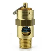 100 PSI 1/4" Male NPT Air Compressor Pressure Relief Safety Pop Off Valve