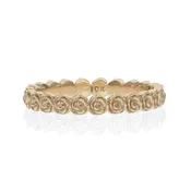 10K Gold Super Micro Rose Infinity Ring