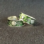 92.5% Silver Toe-Ring Pair