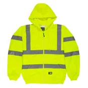 BERNE Hi-Vis Lined Hooded Sweat Shirt / HVF021