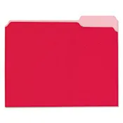 1/3 Tab Cut Letter Recycled Top Tab File Folder, Top Tab Location - Assorted Tab Position