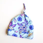 Little Lima Beans Orchid Bloom Swaddle and Beanie Gift Set