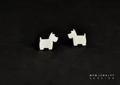 Scottie &amp; Bone Stud Earrings