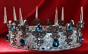 ASHTON Spiked Silver Male Crown