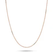 0.8mm Venetian Box Chain in Rose Gold