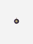 Amethyst Small Circle Pendant