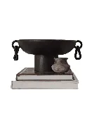 Alamo Pedestal Bowl Black — PARISA