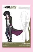 039 // LONGLINE DUSTER - CUT/SEW - PDF Pattern
