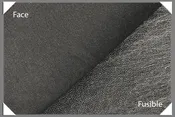 100%  Cotton Woven Fusible Interfacing – Black