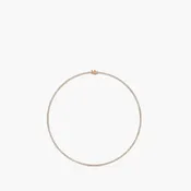 14K Gold 30 Carat Lab Grown Diamond Tennis Necklace