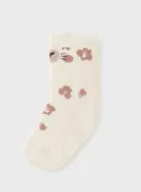 10527 Mayoral Eco Toddler Girls Non-Slip Socks - Milk Leopard